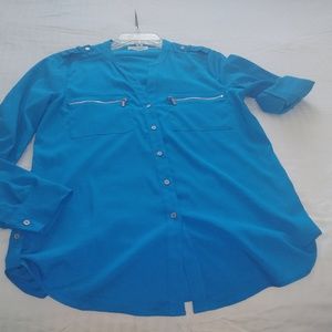Calvin Klein Turquoise blouse